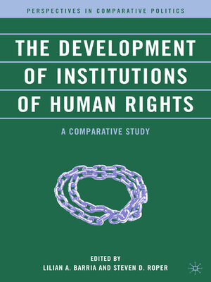 cover image of The Development of Institutions of Human Rights